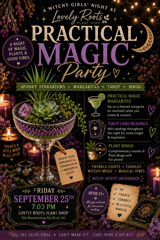 Practical Magic Party 🧙                         Friday 9/25 @7pm